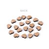 Mini-Holzherz zum Aufkleben Ø 10 mm (Varianta 1 weiß natur-, Balení 20 Stück)