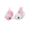 Pompon-Hase zum weiteren Gestalten und Arrangieren (Varianta 1 weiß, Balení 10 Stück)