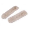 Pelzmanschetten „Klack“ Breite 8 cm (Varianta 1 hellbeige, Balení 2 Stück)