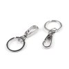 Metall-Drehkarabiner mit Schlüsselring (Varianta Nickel, Balení 1 Stück)