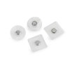 Verdeckter Magnetverschluss zum Annähen, Ø 8 mm (Varianta 1 Transparent runde, Balení 2 Paar)