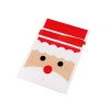 Weihnachtsbeutel mit Atlasband, 15 x 23 cm (Varianta 1 rot, Balení 5 Stück)