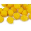 Pompons, Ø 20 mm (Varianta 1 weiß, Balení 1 Tüte)