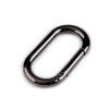 Ovaler Karabiner, Durchzug 34 mm (Varianta 1 Nickel, Balení 1 Stück)