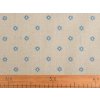 Baumwollstoff/Leinenimitat Meterware gröber, Blumen (Varianta 1 naturfarbe blau, Balení 1 m)