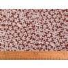 Baumwollstoff/Leinenimitat Meterware gröber, Blumen (Varianta 1 dunkelrot, Balení 1 m)