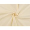 Strickstoff aus Baumwolle einfarbig, beidseitig verwendbar (Varianta 1 hell-créme, Balení 1 m)
