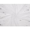 Tüll mit beidseitigem Muster (Varianta 1 weiß silber, Balení 1 m)