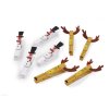 Weihnachts-Holzklammer Schneemann, Rentier (Varianta 1 dunkelbeige Rentier, Balení 8 Stück)