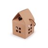 Papierschachtel Häuschen mit Griff (Varianta naturbraun, Balení 12 Stück)