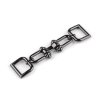 Dekorativer Verschluss, Durchzug 15 mm (Varianta 1 Nickel, Balení 1 Paar)