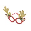 Weihnachtsparty-/Karnevalsbrille Rentier (Varianta 1 gold rot, Balení 1 Stück)