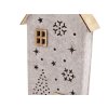 Leuchtendes Weihnachts-Häuschen aus Filz (Varianta 1 grau, Balení 1 Stück)