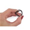 Karabiner – Halbring, Durchzug 19 mm (Varianta 1 Nickel, Balení 1 Stück)