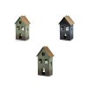 Metall-Häuschen für Kerze (Varianta 1 Pastellgrün gold, Balení 1 Stück)