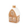 Weihnachtshäuschen, Kirche für Kerzen in Lebkuchenoptik (Varianta 1 Naturfarbe, Balení 1 Stück)