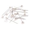 Stecknadeln 55 mm Herz (Varianta perlmutt-weiß, Balení 1 Dose)