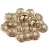 Filigraner Metallknopf Größe 40" (Varianta 1 gold, Balení 5 Stück)