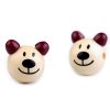Holzkopf Holzperle Teddybär Ø24 mm (Varianta Mix Nr. 2, Balení 10 Stück)