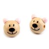 Holzkopf Holzperle Teddybär Ø24 mm (Varianta Mix Nr. 2, Balení 10 Stück)