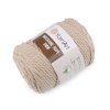 Baumwollstrickgarn Macrame Rope, Ø 5 mm, 500 g, entwirbar (Varianta 1 (751) weiß, Balení 1 Stück)