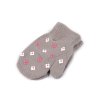Strickhandschuhe für Kinder Fäustlinge (Varianta 24 grau Blume, Balení 1 Paar)