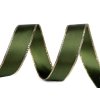 Band mit Lurexkante und Draht, Breite 24 mm (Varianta 322 grün gold, Balení 20 m)