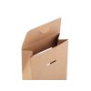 Geschenkbox aus Papier mit Fenster (Varianta naturbraun, Balení 10 Stück)