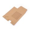 Geschenkbox aus Papier mit Fenster (Varianta naturbraun, Balení 10 Stück)