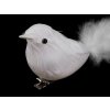 Vogel mit Clip für Weihnachtsarrangement (Varianta weiß, Balení 2 Stück)