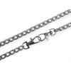 Handtasche Kette mit Relief und Karabiner Länge 120 cm (Varianta 3 Nickel schwarz, Balení 1 Stück)