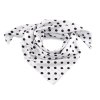 Baumwolltuch gepunktet, 70 x 70 cm (Varianta 1 weiß schwarz, Balení 1 Stück)