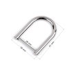 Halbring für Handtaschen zum Anschrauben Breite 28 mm (Varianta 1 Nickel, Balení 1 Stück)