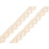Klöppelspitze, Baumwolle, Breite 11 mm (Varianta 1 weiß, Balení 22.5 M)