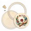 Korb-Set 18 cm mit Ring und Deckel – Weihnachtssiegel