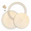 Korb-Set 25 cm mit Ring und Deckel – Natur