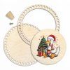 Korb-Set 25 cm mit Ring und Deckel – Weihnachtserpel