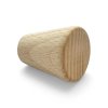 Knopf TAPER Buche roh