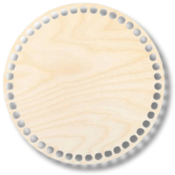 Base in legno per uncinetto