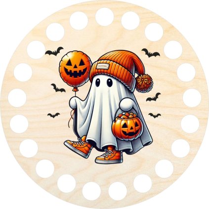 Duch s balónkem Kruh 10cm