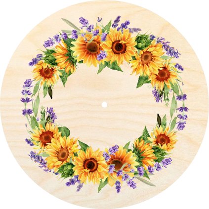 Slunečnice 18 cm na knopku