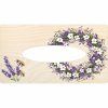Copri scatola di fazzoletti da intrecciare – Api e lavanda