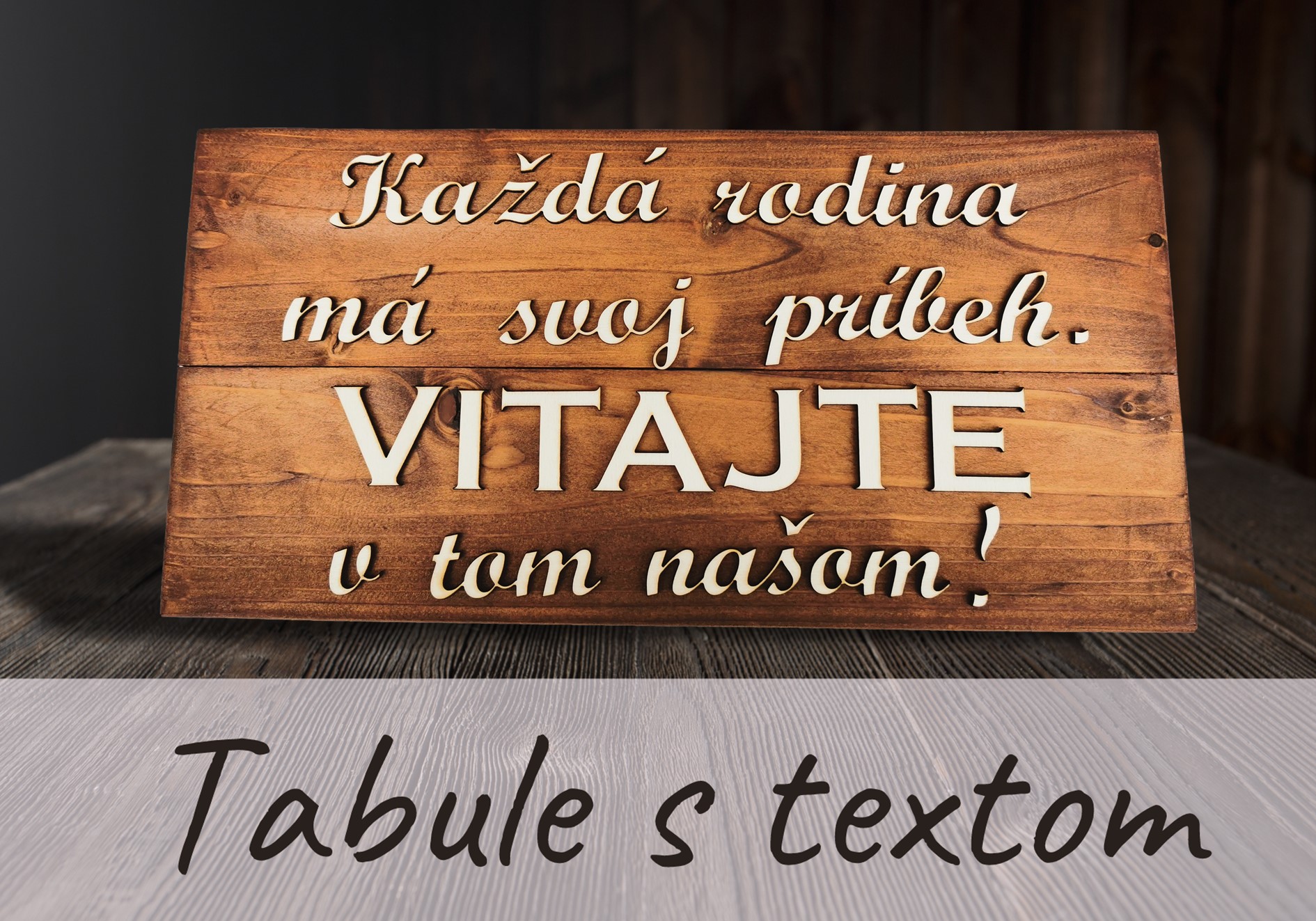 Tabule s textom