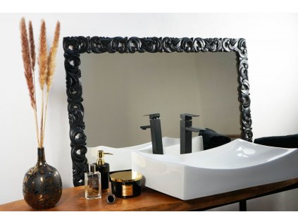 Zrkadlo Monaco - čierne