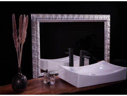 Zrkadlo Flutto - strieborné