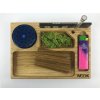 dřevěná balící podložka rolling tray - dub