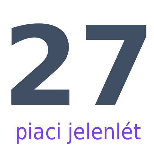 Már 27 éve vagyunk jelen a piacon