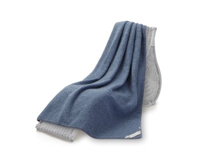 vlněná deka denim