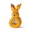 králík z ručníků oranžový