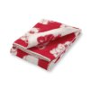 vlněná deka pro děti medvídek červený 4